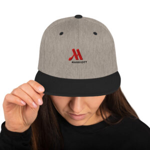 marriott classic snapback hat | yupoong full color logo