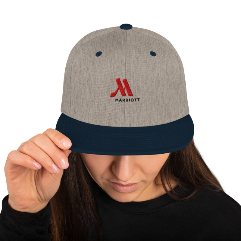 marriott classic snapback hat | yupoong full color logo