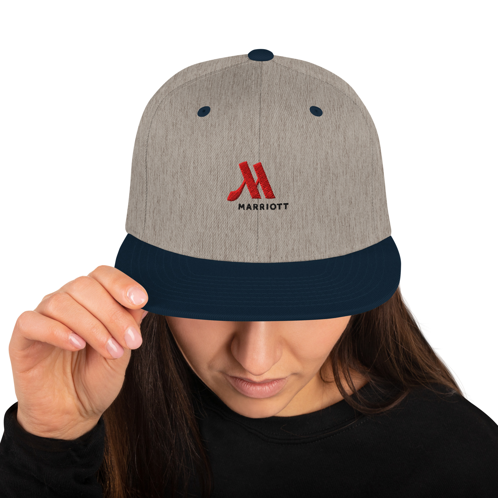 marriott classic snapback hat | yupoong full color logo