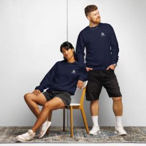 marriott unisex crew neck sweatshirt white color logo