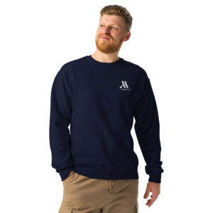 marriott unisex crew neck sweatshirt white color logo