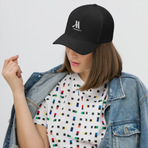 marriott structured twill cap | flexfit white color logo