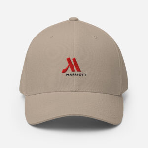marriott structured twill cap | flexfit full color logo