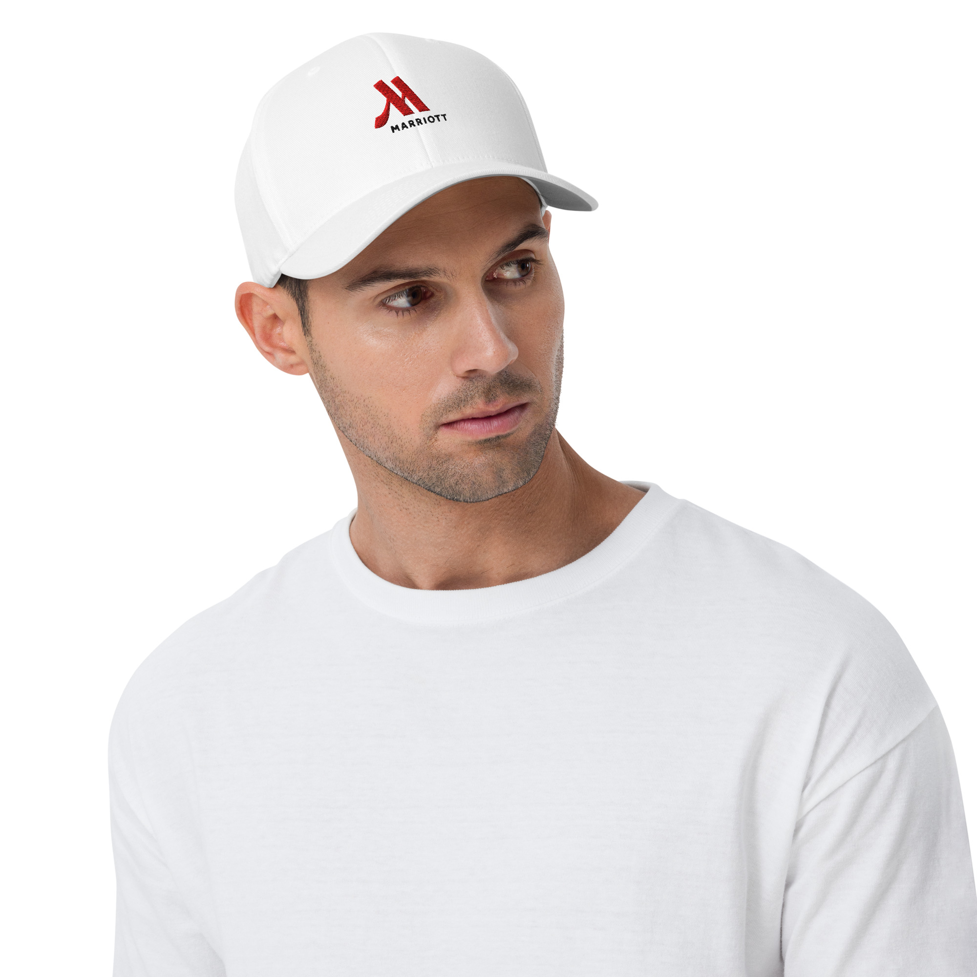marriott structured twill cap | flexfit full color logo