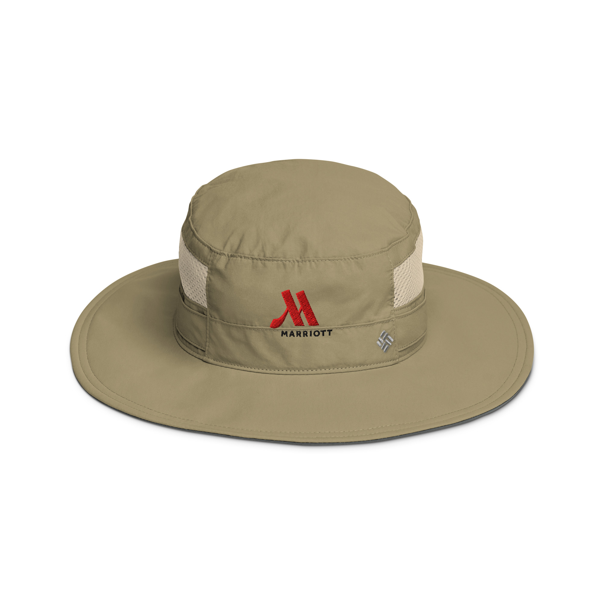 marriott columbia booney hat full color logo