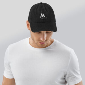 marriott denim hat | otto cap white color logo