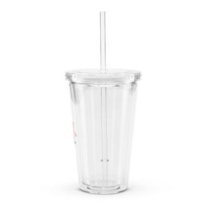 marriott double wall clear plastic tumbler (16 oz) full color logo
