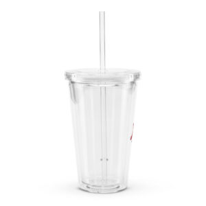 marriott double wall clear plastic tumbler (16 oz) full color logo