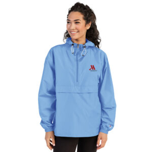 marriott embroidered champion packable jacket full color logo