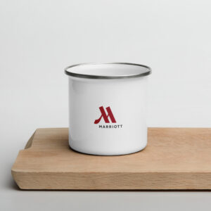 marriott enamel mug full color logo