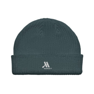 marriott fisherman beanie white color logo