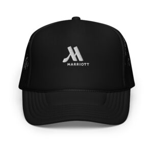 marriott foam trucker hat | otto cap white color logo