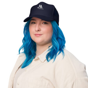 marriott foam trucker hat | otto cap white color logo