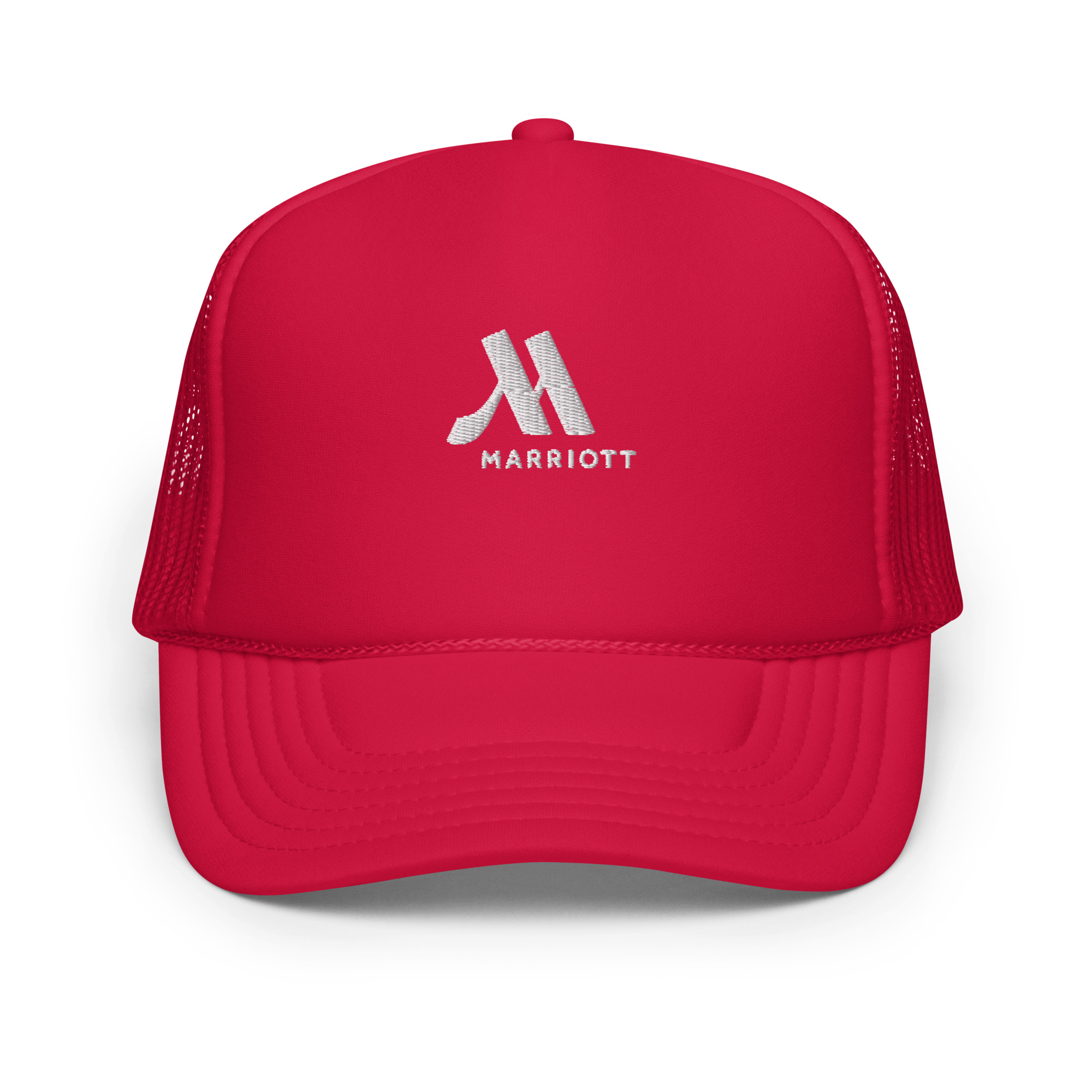 marriott foam trucker hat | otto cap white color logo