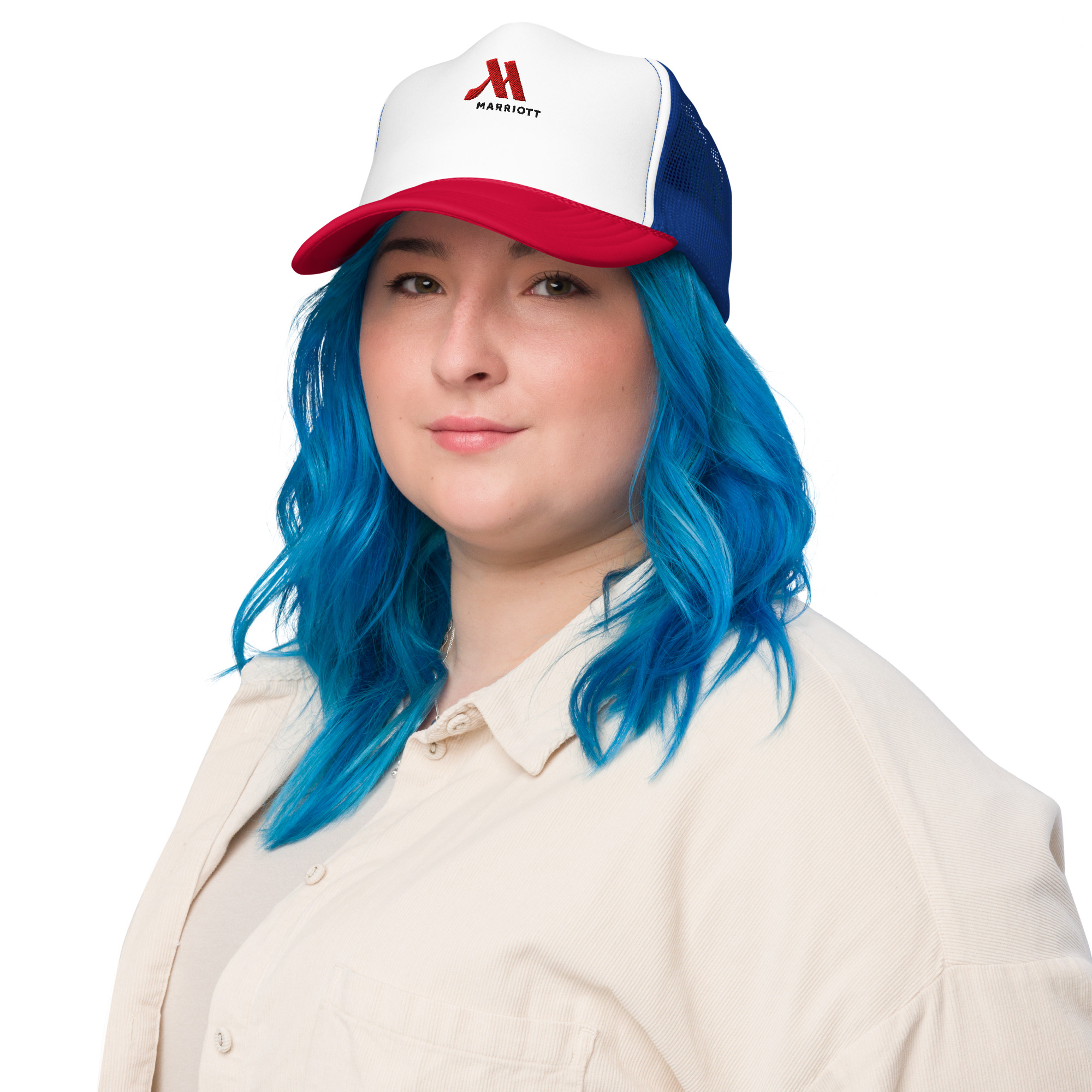 marriott foam trucker hat | otto cap full color logo