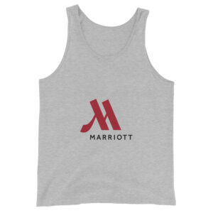 marriott men’s staple tank top | bella + canvas full color logo