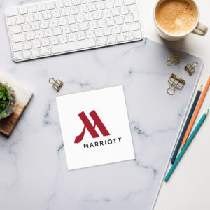 marriott notepad full color logo