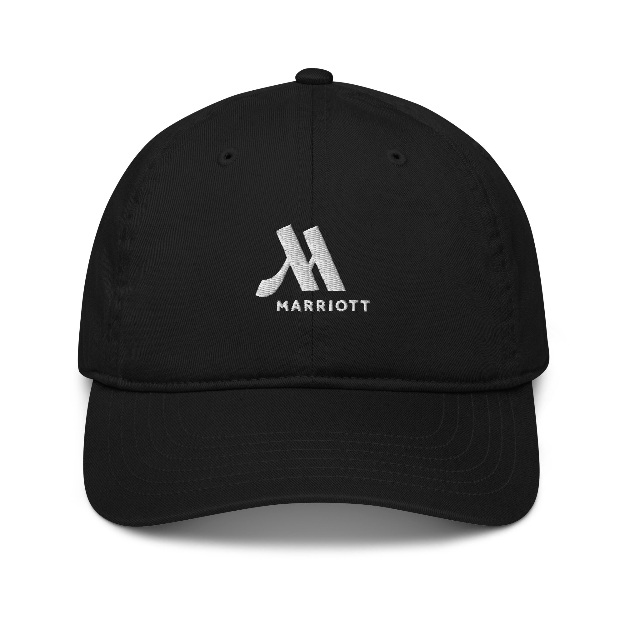 marriott organic dad hat | econscious white color logo