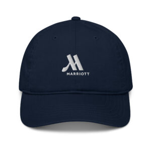 marriott organic dad hat | econscious white color logo