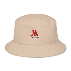 marriott organic bucket hat full color logo