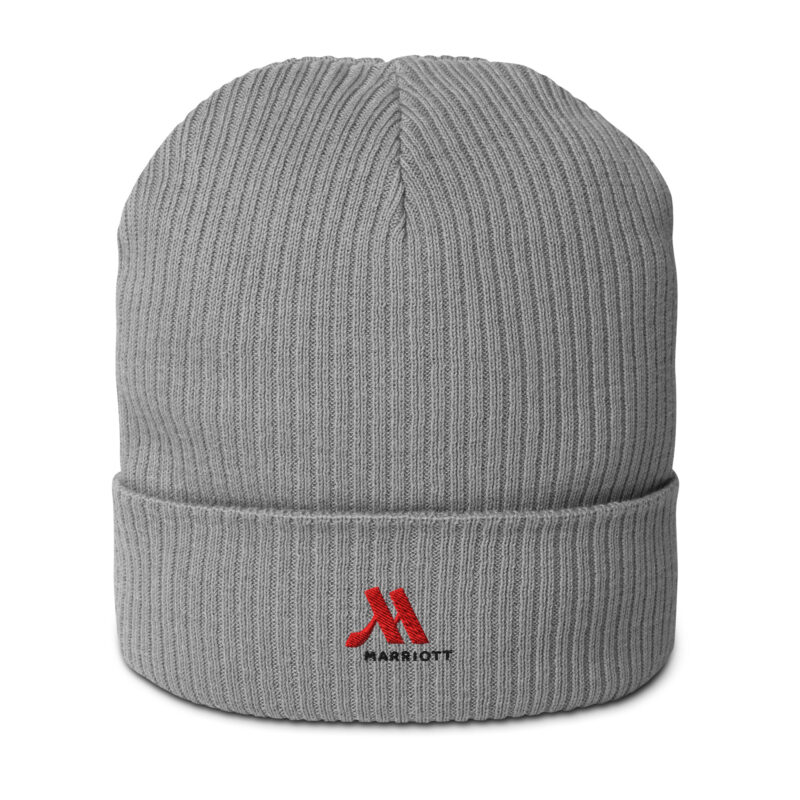 marriott organic ribbed beanie | atlantis full color logo