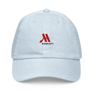 marriott pastel baseball hat | beechfield white color logo