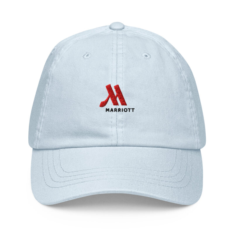 marriott pastel baseball hat | beechfield white color logo