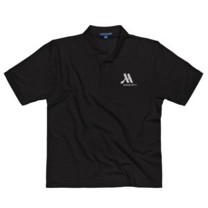 marriott port authority premium polo shirt white color logo