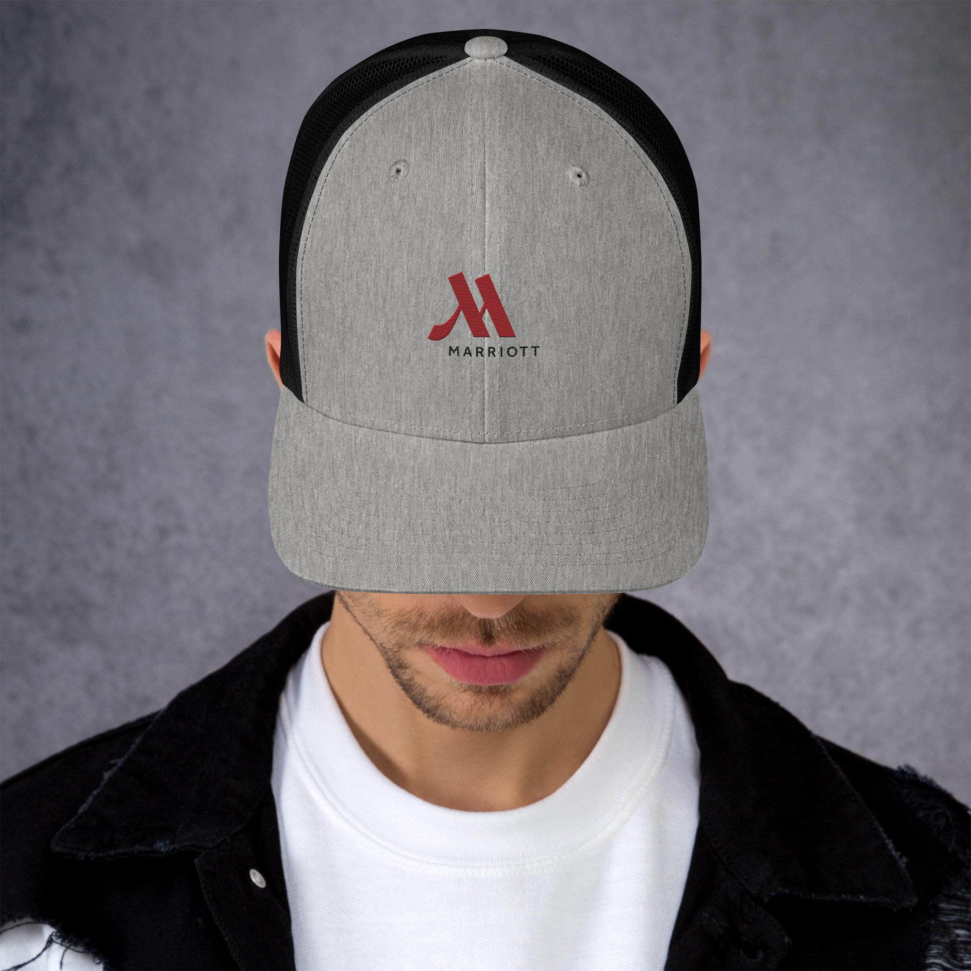 marriott retro trucker hat | yupoong full color logo