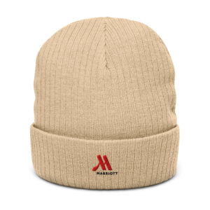 marriott ribbed knit beanie | atlantis full color logo