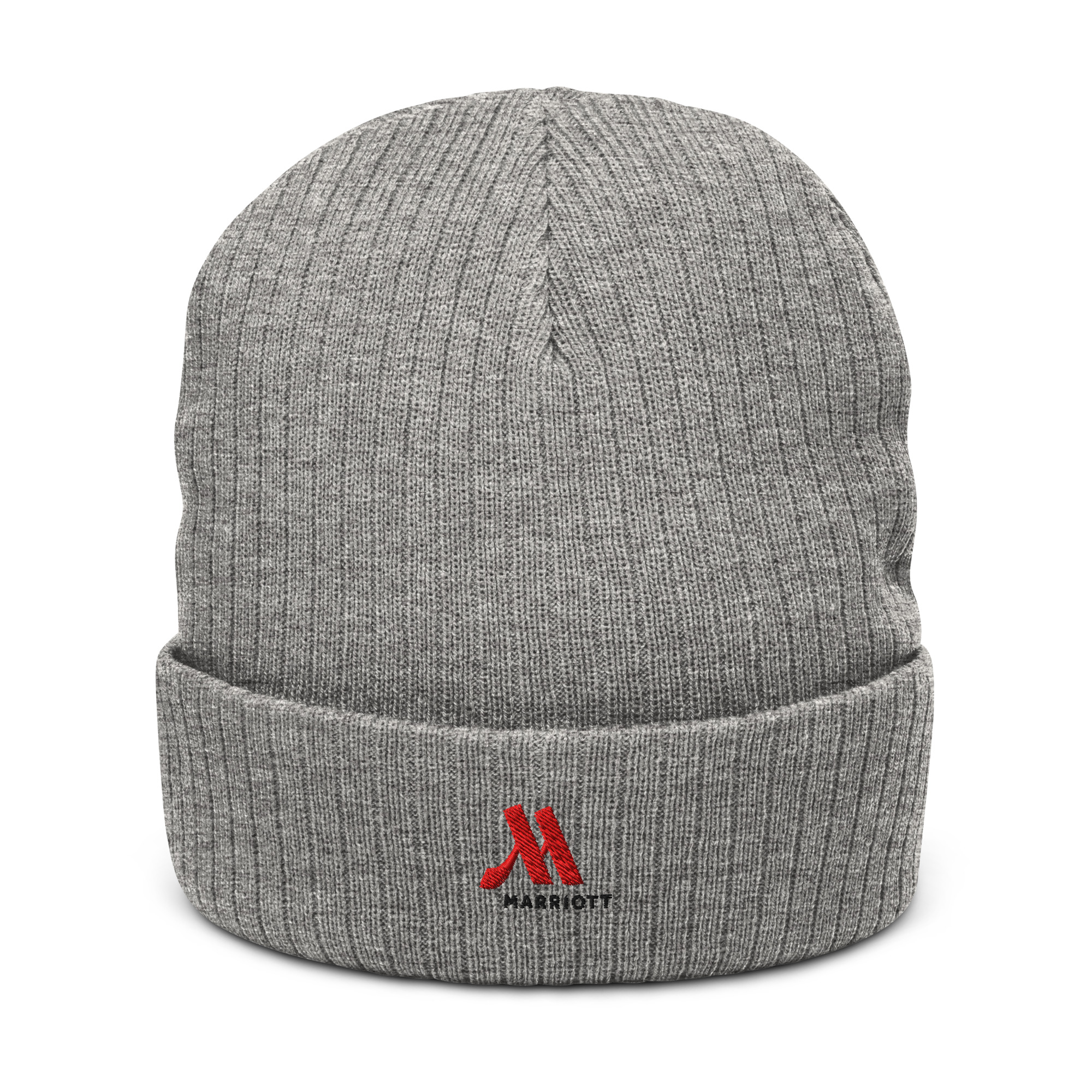 marriott ribbed knit beanie | atlantis full color logo