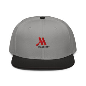 marriott snapback hat full color logo