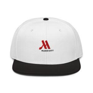 marriott snapback hat full color logo
