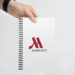 marriott spiral notebook full color logo