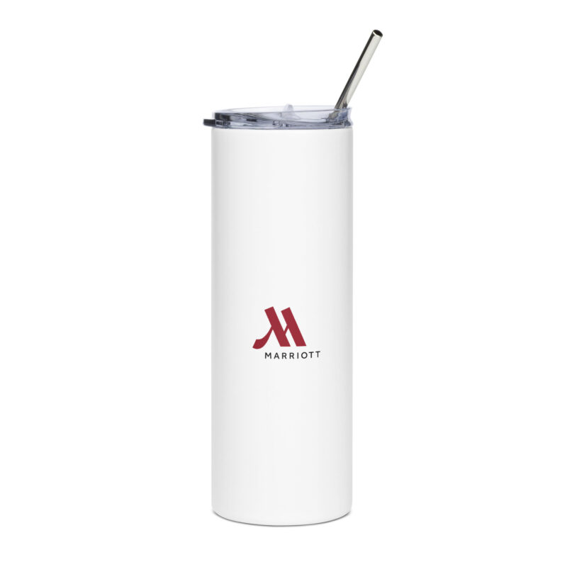marriott stainless steel tumbler full color logo