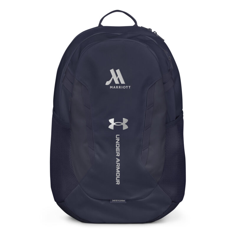 marriott under armour® backpack white color logo