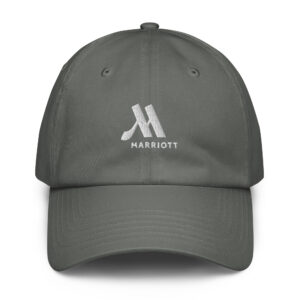marriott under armour® dad hat white color logo