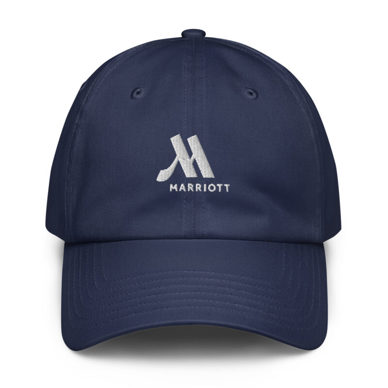 marriott under armour® dad hat white color logo