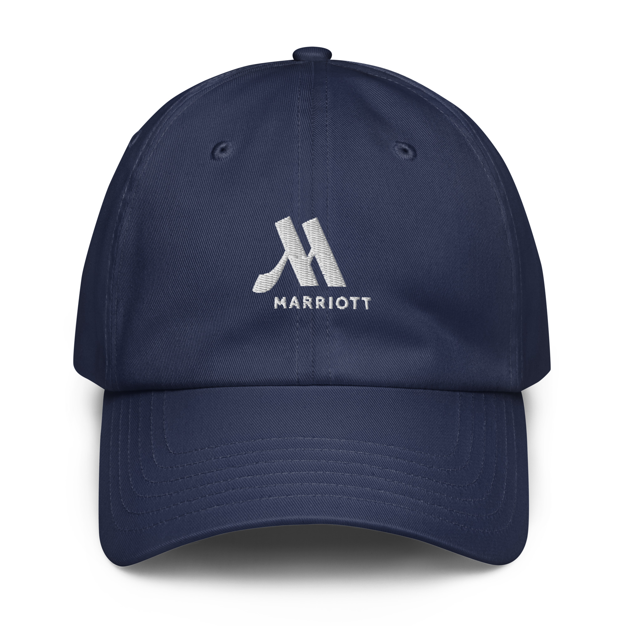 marriott under armour® dad hat white color logo
