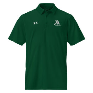 marriott under armour® men's polo shirt white color logo