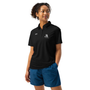 marriott under armour® women's polo shirt white color logo