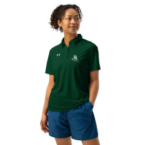 marriott under armour® women's polo shirt white color logo