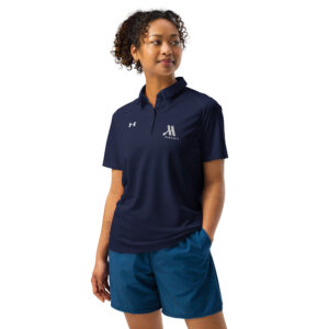 marriott under armour® women's polo shirt white color logo