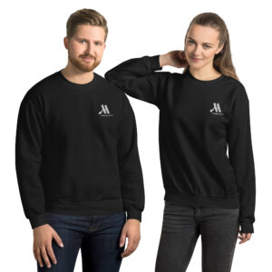 marriott unisex crew neck sweatshirt | gildan white color logo
