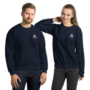 marriott unisex crew neck sweatshirt | gildan white color logo
