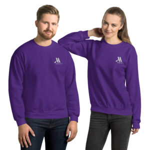 marriott unisex crew neck sweatshirt | gildan white color logo
