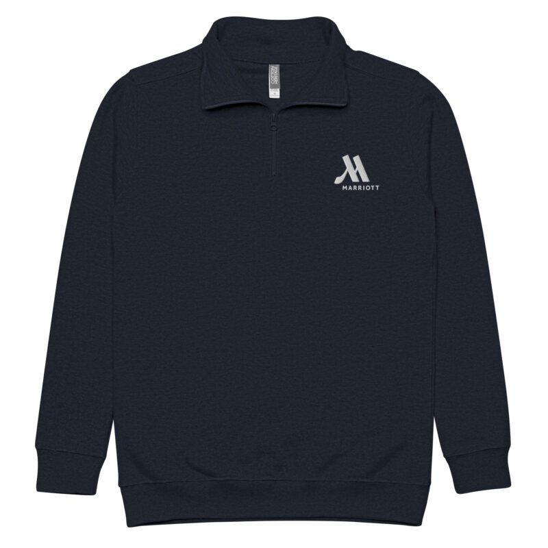 marriott unisex fleece pullover | cotton heritage white color logo