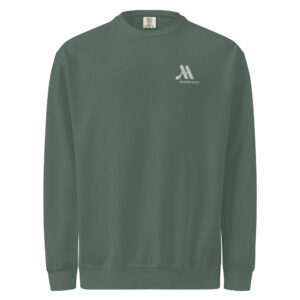 marriott unisex garment dyed sweatshirt white color logo