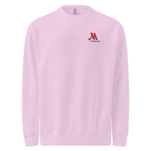marriott unisex garment dyed sweatshirt full color logo