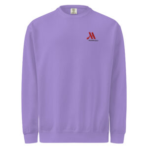 marriott unisex garment dyed sweatshirt full color logo